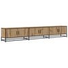 vidaXL TV einingar 2 pcs Artisan Eik 240 x 35 x 41 cm Samsettur vi&eth;ur