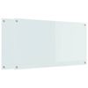 vidaXL Eldh&uacute;sbak 2 pcs Hv&iacute;tt 110 x 60 cm hertu&eth; gler