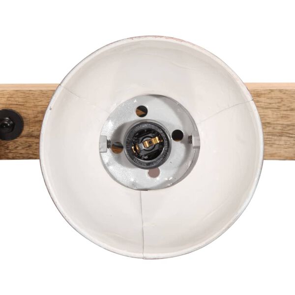 vidaXL Vegglj&oacute;s 25 W M&aacute;&eth;ur Rau&eth;ur 90x25 cm E27