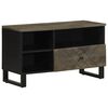 vidaXL Sj&oacute;nvarpssk&aacute;pur Svartur 80x33x46 cm Mang&oacute;vi&eth;ur