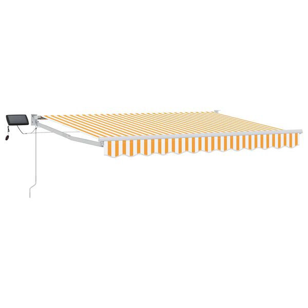 vidaXL Handvirkar mark&iacute;sur me&eth; LED l&yacute;singu 3,5 x 2,5 m