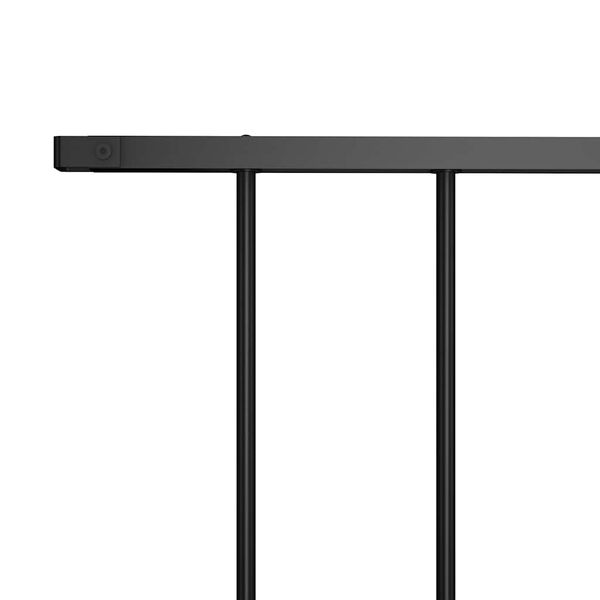 vidaXL Gir&eth;ingarplata duftlakka&eth; st&aacute;l 1,7x1 m sv&ouml;rt