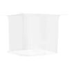 vidaXL Hangandi Mosk&iacute;t&oacute;net 156 M&ouml;skvar Hv&iacute;tt 220x100x150 cm
