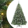 vidaXL Gervi j&oacute;latr&eacute; me&eth; 300 LED me&eth; standi Gr&aelig;nn 240 cm PE og PVC