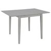 vidaXL St&aelig;kkanlegt Bor&eth;stofubor&eth; Gr&aacute;tt (80 - 120) x 80 x 74 cm MDF