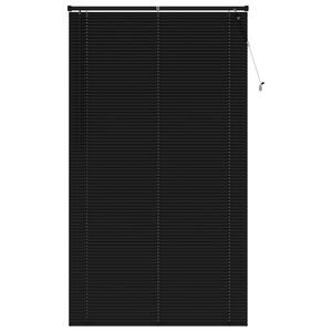 vidaXL Venes&iacute;skur blindur Stillanlegur Svartur 213 x 120 cm PVC