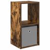 vidaXL N&aacute;ttbor&eth; Rau&eth;-eik 30,5 x 27 x 59,5 cm Samsettur vi&eth;ur