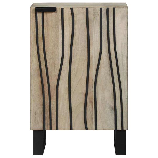 vidaXL Ba&eth;herbergisvaskarsk&aacute;pur me&eth; hillu Hv&iacute;tt 38 x 33,5 x 58 cm