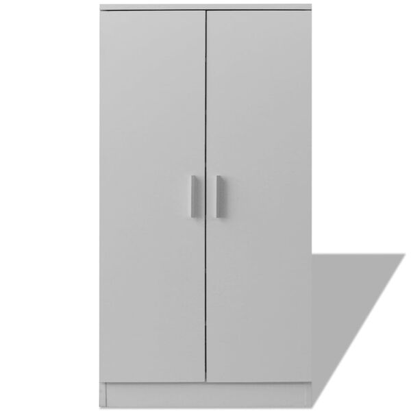 vidaXL Sk&oacute;sk&aacute;pur 7 Hillur Hv&iacute;tur