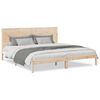 vidaXL Extra L&ouml;ng R&uacute;mgrind &aacute;n D&yacute;nu 180x220 cm Gegnheill Vi&eth;ur