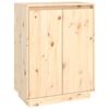 vidaXL Sk&oacute;sk&aacute;pur 60x35x80 cm Gegnheil Fura