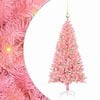 vidaXL J&oacute;latr&eacute; me&eth; 150 LED me&eth; standi Bleikur 120 cm PVC