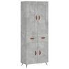 vidaXL H&aacute;r Sk&aacute;pur Steypugr&aacute;r 69,5x34x180 cm Samsettur Vi&eth;ur