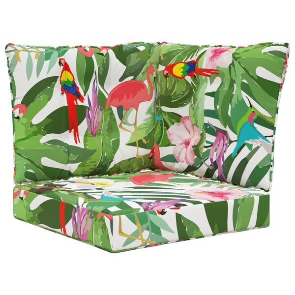 vidaXL Utandyriss&oacute;fap&uacute;&eth;i 3 pcs litr&iacute;kur litur P&oacute;l&yacute;ester