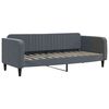 vidaXL Svefns&oacute;fi &aacute;n D&yacute;nu D&ouml;kkgr&aacute;r 90x190 cm Flauel