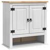 vidaXL Vegghengdur sk&aacute;pur me&eth; geymslu Corona Hv&iacute;tt 70 x 33 x 71,5 cm