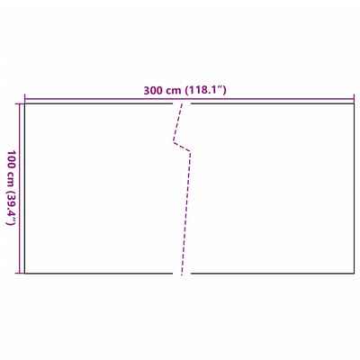 vidaXL Svalaskilrúm Reykgrátt 300x100 cm Pólýrattan