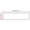 vidaXL Tepparenniband MARSA Gr&aacute;r 200 x 50 cm Polyester og PVC