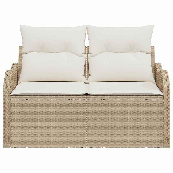 vidaXL Gar&eth;as&oacute;fi Drapplita&eth;ur 121 x 62 x 69 cm p&oacute;l&yacute;rattan