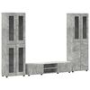vidaXL Sj&oacute;nvarpssk&aacute;pasett FLORIN 3 pcs Steingri&eth; Samsettur vi&eth;ur