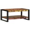 vidaXL kaffibor&eth; marglit 90x50x38 cm Solid Wood Endurunni&eth;