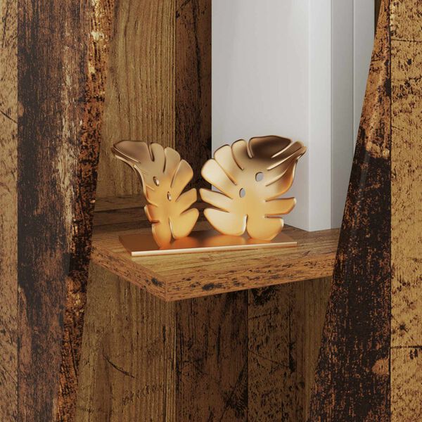 vidaXL Hli&eth;arsk&aacute;pur Gamalt timbur 33 x 32 x 70,5 cm Samsettur vi&eth;ur