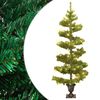 vidaXL Sp&iacute;rallaga Uppl&yacute;st Gervij&oacute;latr&eacute; me&eth; Potti Gr&aelig;nt 120 cm PVC