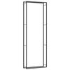 vidaXL Eldivi&eth;argrind M&ouml;tt Sv&ouml;rt 110x28x312 cm St&aacute;l
