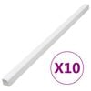 vidaXL Kapalstokkar 40x40 mm 10 m PVC