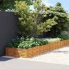 vidaXL Upph&aelig;kka&eth; Gar&eth;ker 960x100x36 cm Corten St&aacute;l