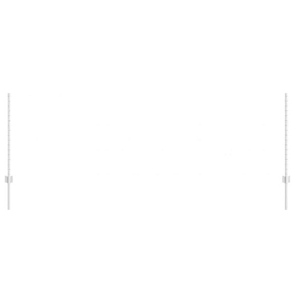 vidaXL Gir&eth;ingarp&oacute;stur 22 pcs Silfur 140 cm St&aacute;l