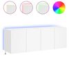 vidaXL Sj&oacute;nvarpssk&aacute;par me&eth; LED-Lj&oacute;sum 2 stk. Hv&iacute;tir 60x35x41 cm