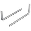 vidaXL Hex lyklasett 2 pcs Silfur 22 x 66 mm St&aacute;l