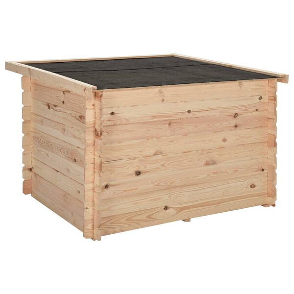 Hundakofi 122,5x116,5x82,5 cm Gegnheil Fura 14 mm