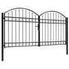 vidaXL Gir&eth;ingarhli&eth; ASSEN Tv&ouml;f&ouml;ld Hur&eth; me&eth; Bogadregnu St&aacute;li 300x150 cm