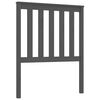 vidaXL H&ouml;f&eth;agafl fyrir R&uacute;m Gr&aacute;r 81x6x101 cm Gegnheil Fura