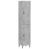 vidaXL H&aacute;r Sk&aacute;pur Steypugr&aacute;r 34,5x34x180 cm Samsettur Vi&eth;ur