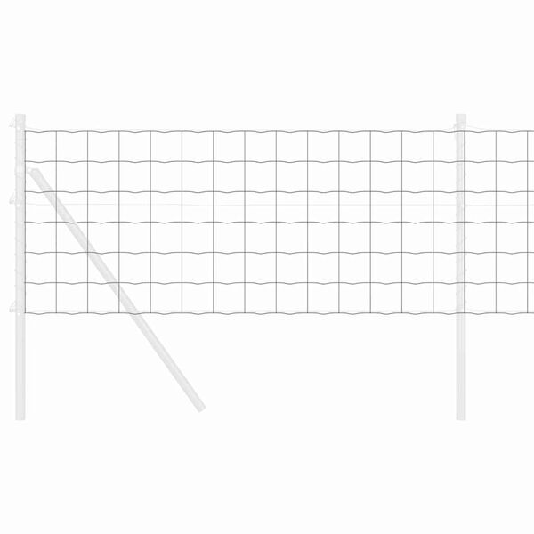 vidaXL Evr&oacute;psk gir&eth;ing Gr&aacute;r 0,4 x 25 m PVC-h&uacute;&eth;a&eth;ur j&aacute;rn