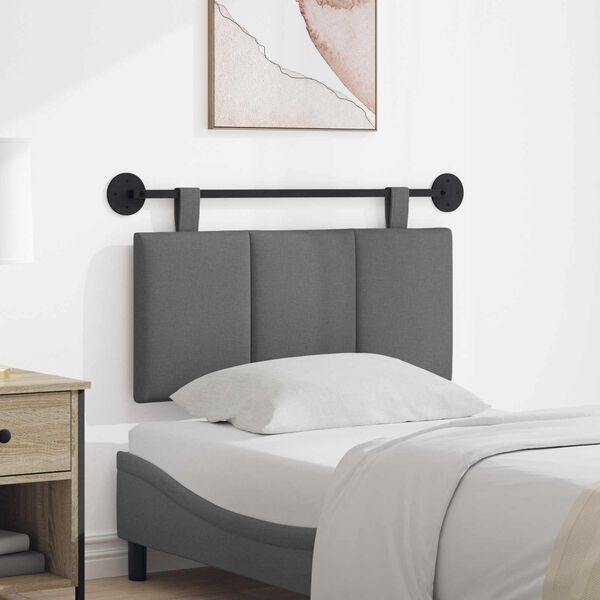 vidaXL Hengisk&aacute;li Vegghengt Randir D&ouml;kk gr&aacute; 100 x 55 x 5 cm d&uacute;kur