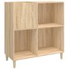 vidaXL Pl&ouml;tusk&aacute;pur Sonoma Eik 84,5x38x89 cm Samsettur Vi&eth;ur