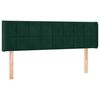 vidaXL H&ouml;f&eth;agafl me&eth; Eyrum 147x16x78/88 cm D&ouml;kkgr&aelig;n Flauel