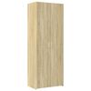 vidaXL H&aacute;r Sk&aacute;pur Sonoma Eik 70x42,5x185 cm Samsettur Vi&eth;ur