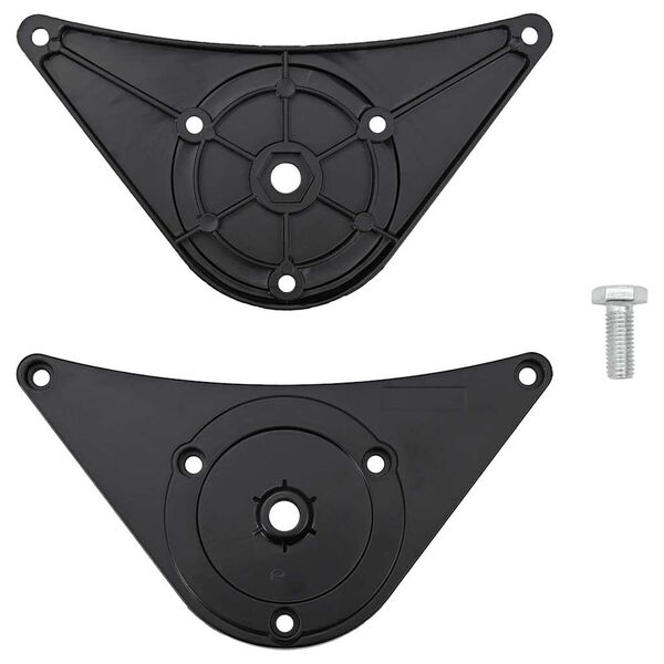 4 Hæðarstillanlegir Borðfætur Svartir 710 mm