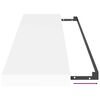 vidaXL Vegghilla me&eth; Sk&uacute;ffu Hv&iacute;t 90x23,5x3,8 cm MDF
