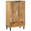 vidaXL Highboard Br&uacute;n 60x33x100 cm Solid Wood Mang&oacute;
