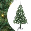 vidaXL J&oacute;latr&eacute; me&eth; 150 LED me&eth; standi Gr&aelig;nn 150 cm PVC