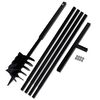vidaXL Jar&eth;bor me&eth; Handfangi 180 mm me&eth; Framlengingarr&ouml;ri 5 m St&aacute;l