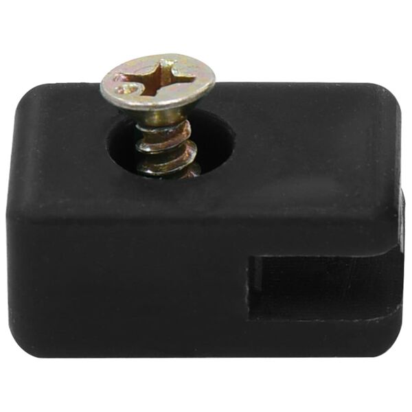 vidaXL Vírahaldari fyrir Girðingar með Skrúfu 100 stk. Reykgrár