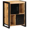 vidaXL Skenkur 55x35x70 cm Gegnheill Gr&oacute;fur Mang&oacute;vi&eth;ur
