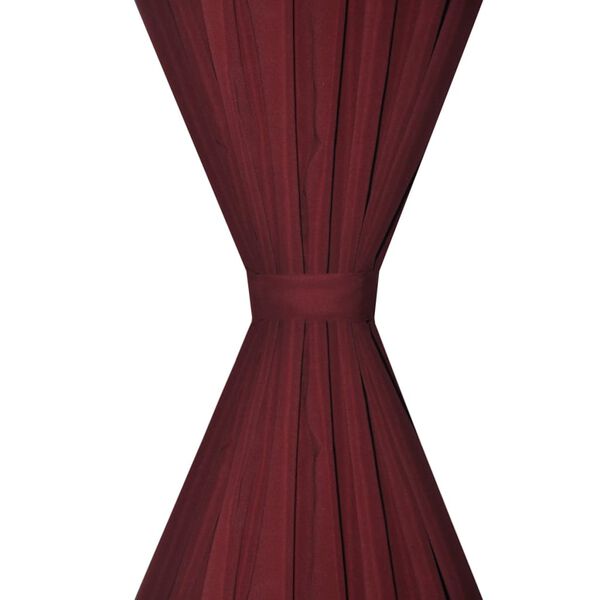 vidaXL Myrkvunargluggatj&ouml;ld 2 stk Tv&ouml;falt lag 140 x 245 cm V&iacute;nrau&eth; Orkusparandi